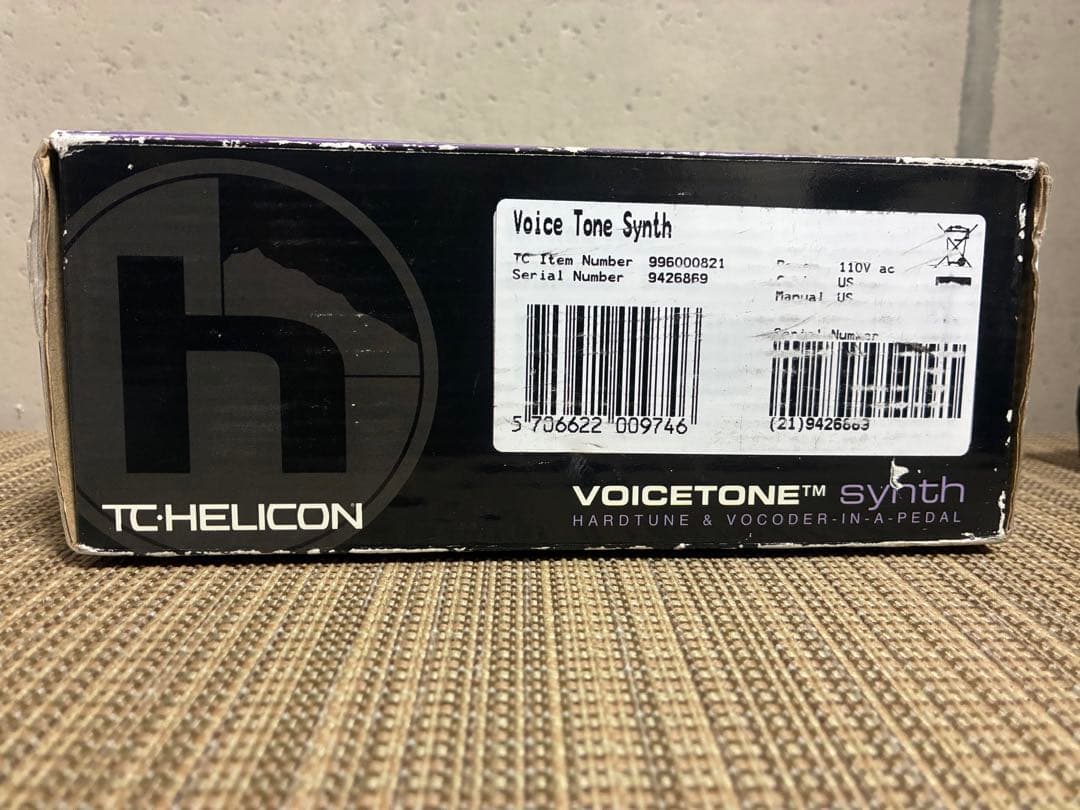 TC-HELICON Voicetone Synth ボーカルエフェクター