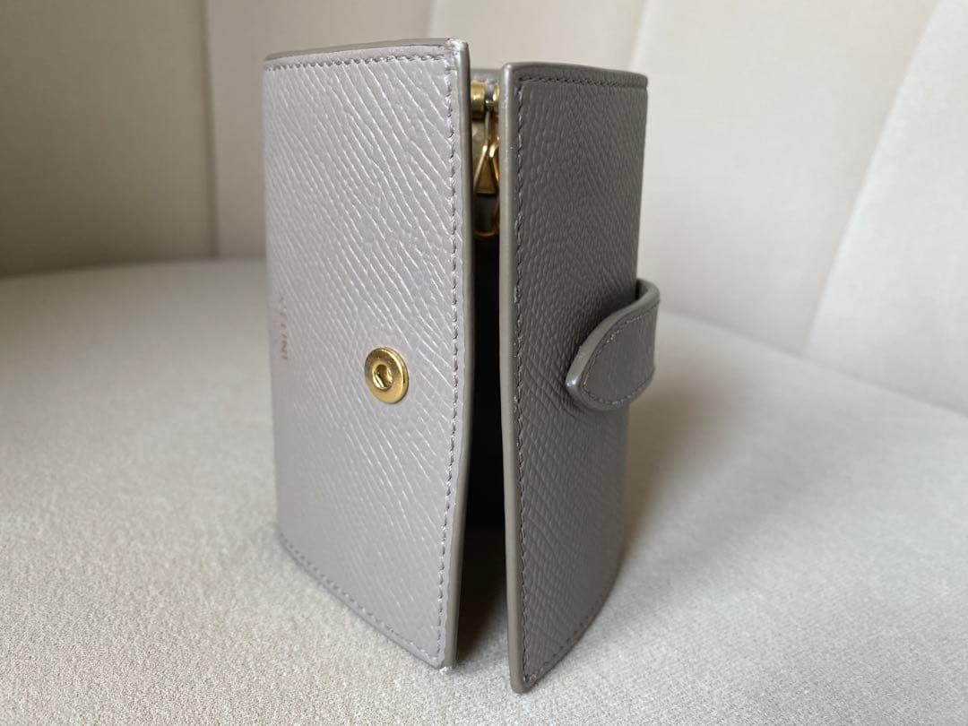 CELINE グレインドカーフスキン グレージュ 6連 キーケース ゴールド