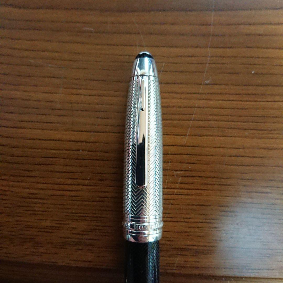 モンブラン 万年筆 ソリテール 146 ドゥエ シルバーバーリー
