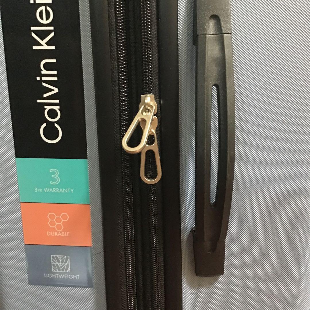 Calvin Kleinスーツケース 海外限定 カルバンクライン ブルー系 Calvin