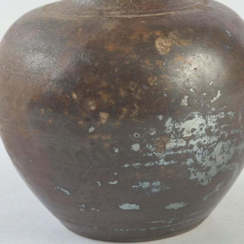 茶道具 瀬戸焼 茶入 仕覆・時代箱付 V 9734