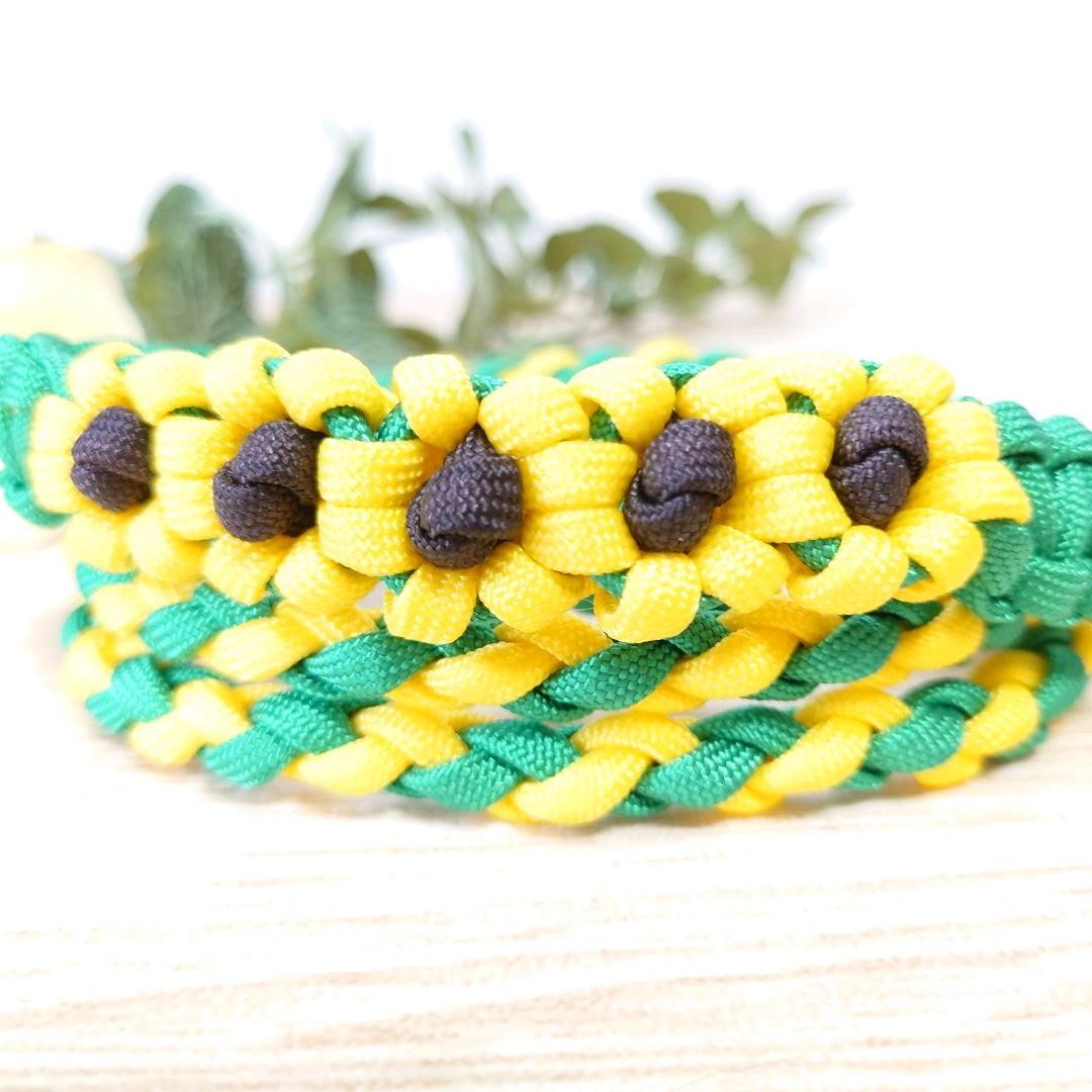 パラコードリード カフェリード ❁ひまわり❁ №053 パラコードリード