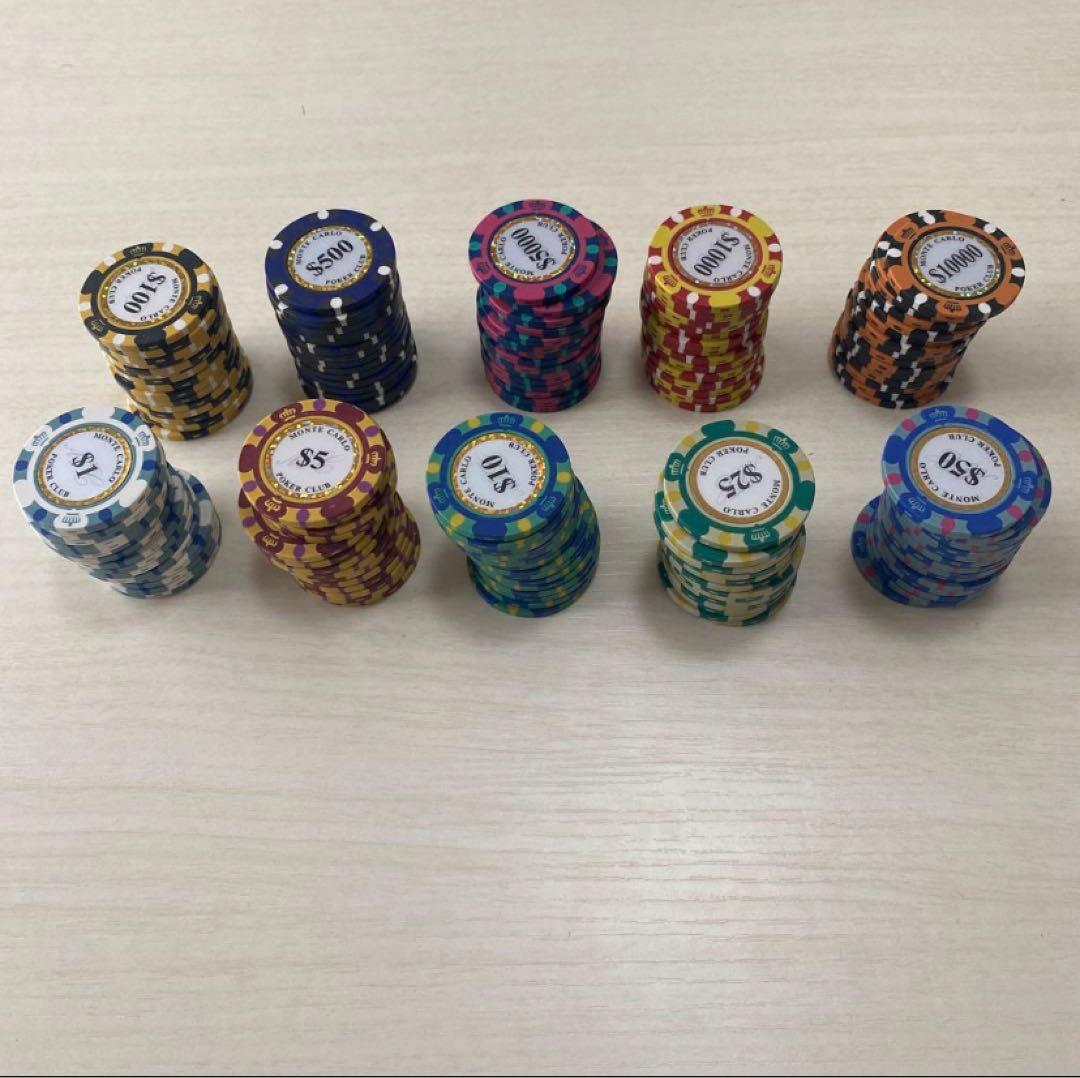 モンテカルロポーカーチップセット