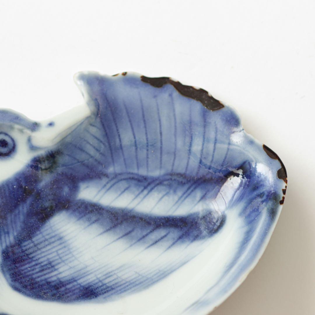 古伊万里　伊万里　江戸　後期　鳥形　変形皿　小皿　手塩皿