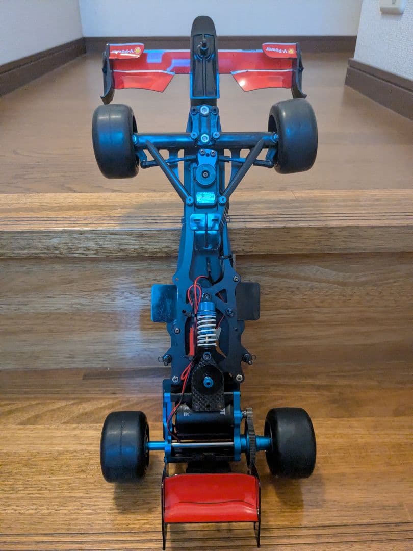 タミヤ　F104 PROⅡシャーシ　未走行品　中古ボディ、サーボ、モーター付