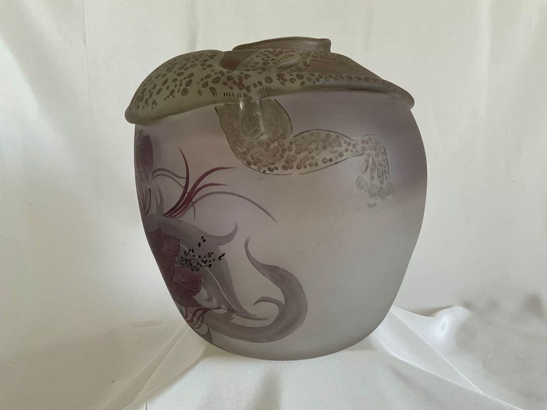 1989年（西ドイツ）「ポスキンガー・クリスタルワークス社製」ガラス花瓶