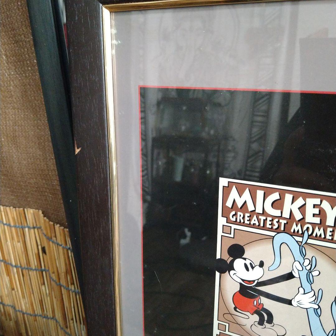 ディズニー 額付きアートポスター 歴代ミッキー映画のやつ