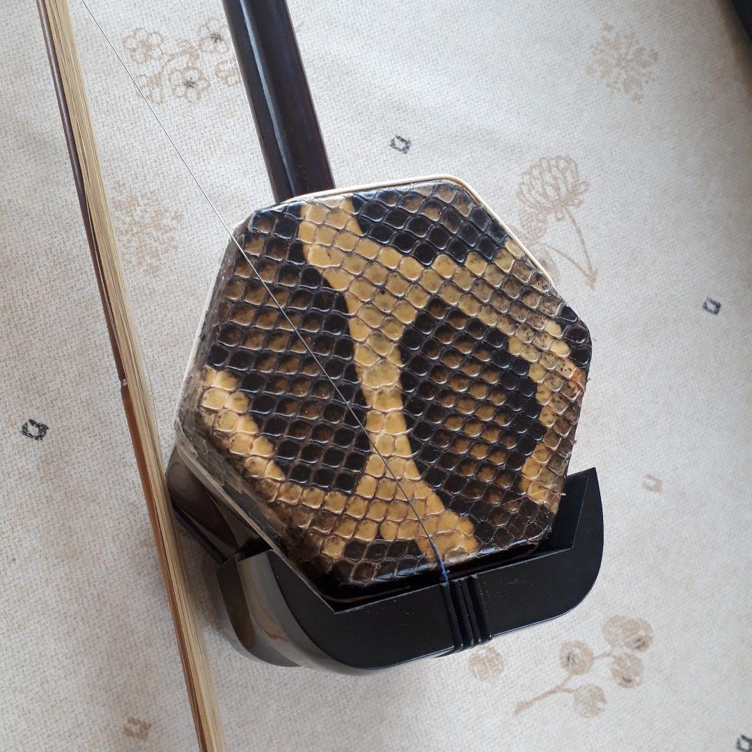 【新古品】胡弓 弦楽器 ケース付き入門一色セット