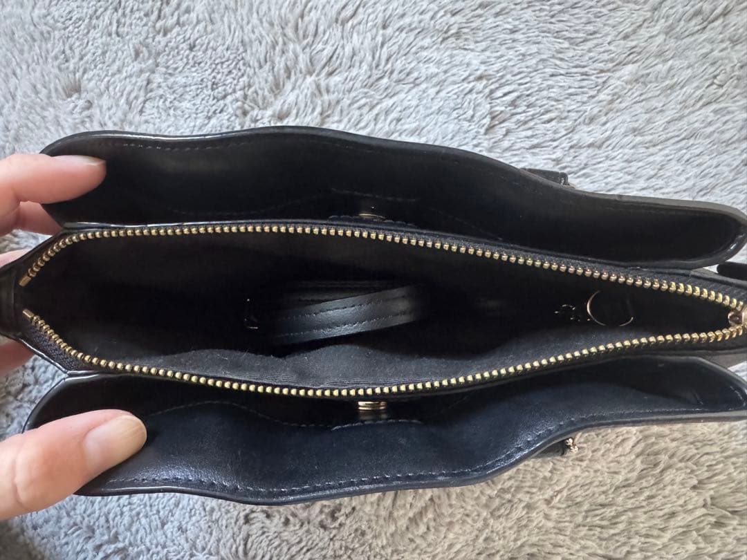 Coach ダークブラウン ハンドバッグ