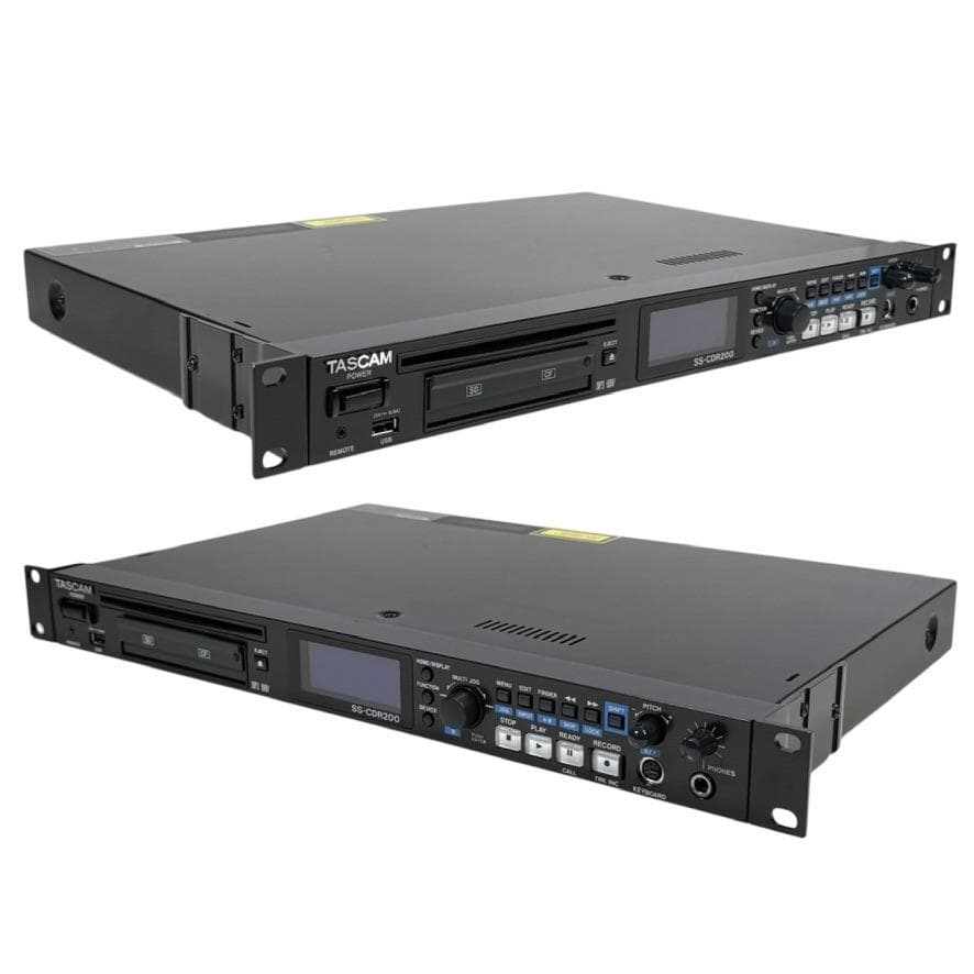 TASCAM ソリッドステートCDステレオオーディオレコーダーSS-CDR200