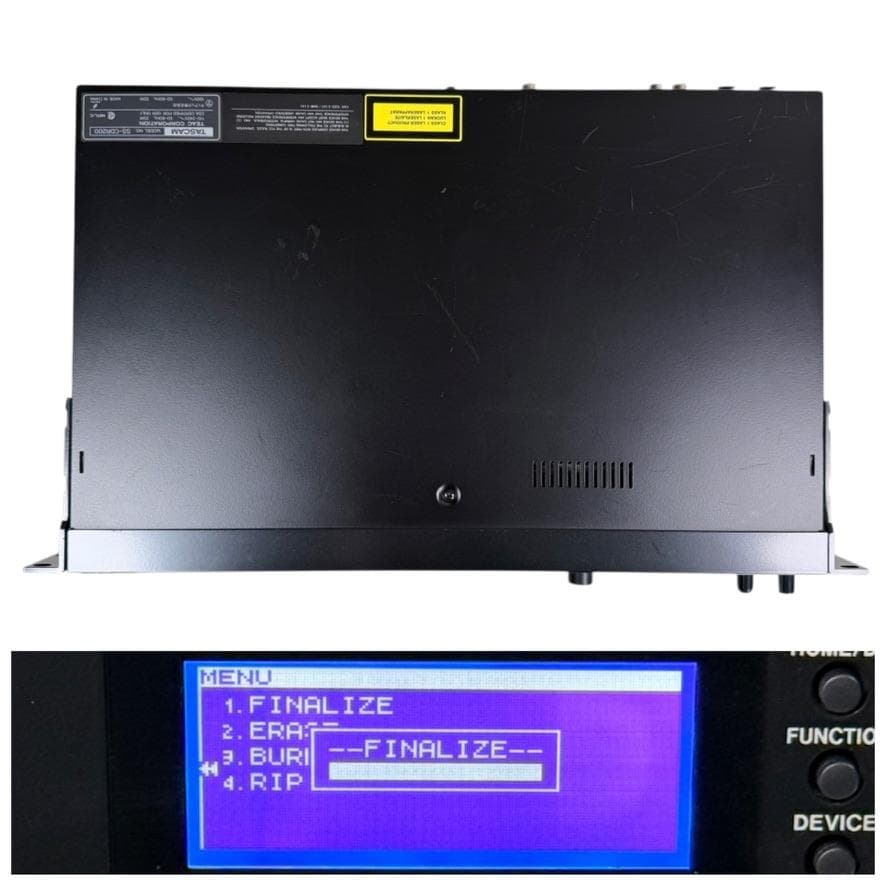 TASCAM ソリッドステートCDステレオオーディオレコーダーSS-CDR200