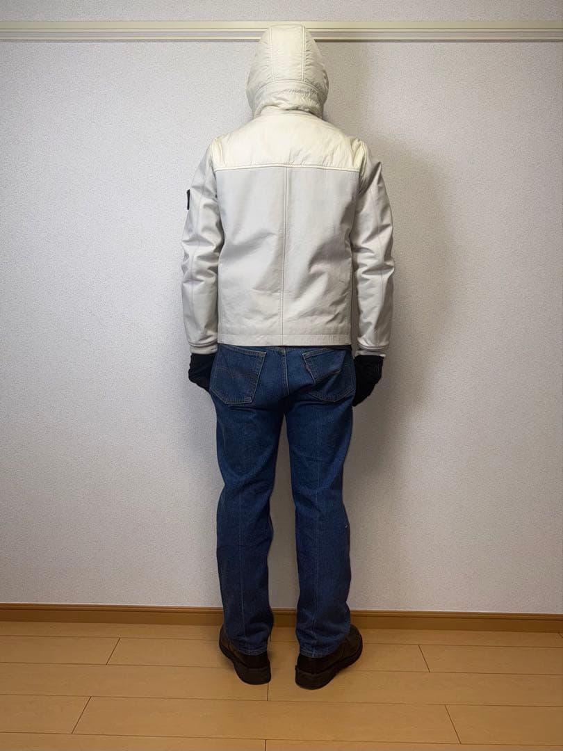 STONE ISLAND 2013AW WAXED SOFT LEATHER M ジャケット・アウター