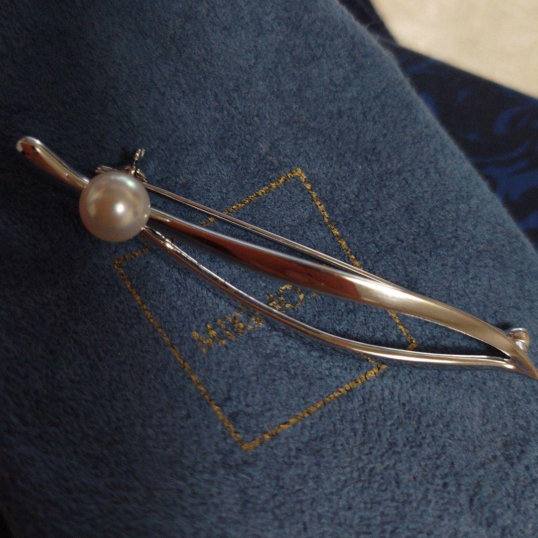 MIKIMOTO ミキモト 真珠 ブローチ 皇室御用達
