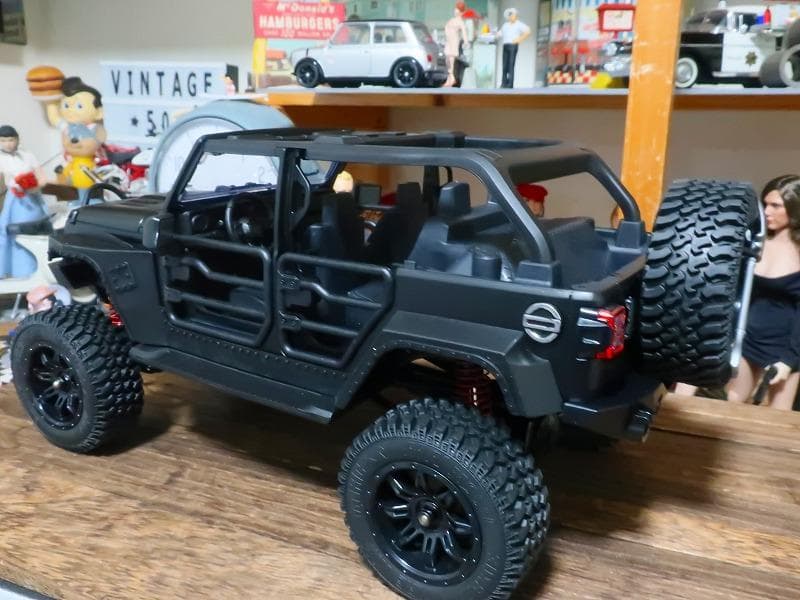 1/12 クローラー ラジコン RC ジープ ラングラー カスタム 塗装済完成品