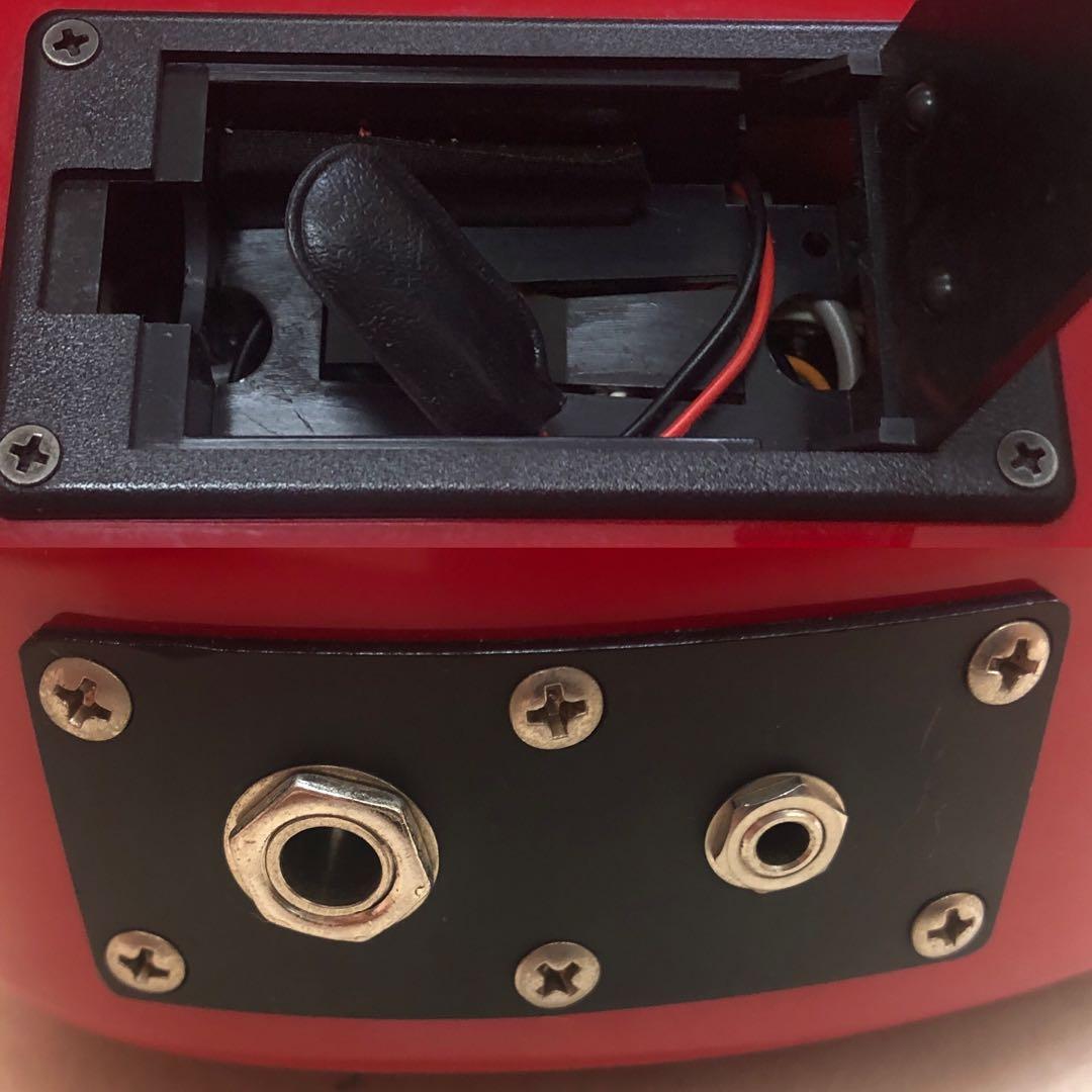 【美品】ZO-3 レッド アンプ内蔵ミニギター 専用ケース付 ぞーさん