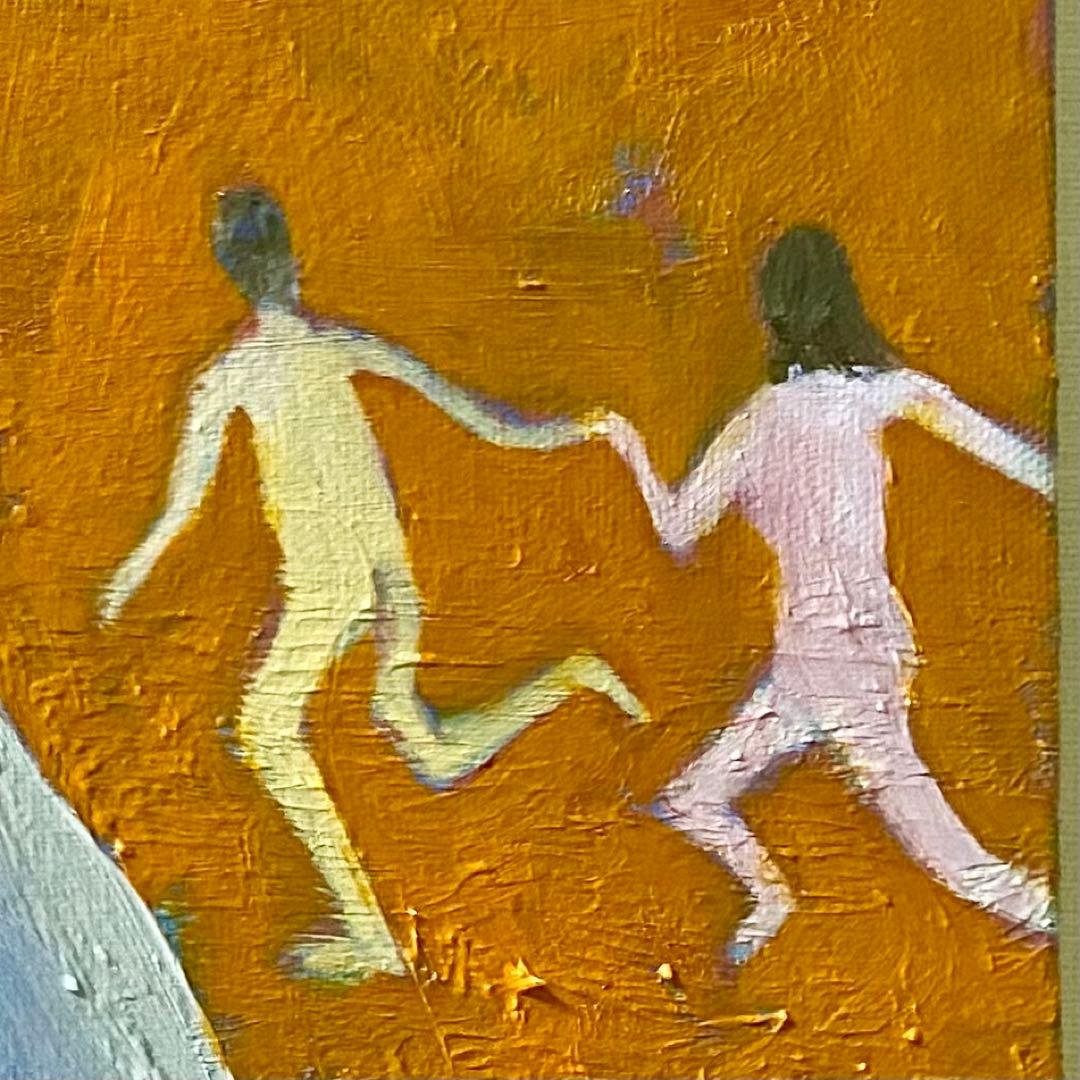 白昼夢 P8 油彩画 人物画 oil painting art