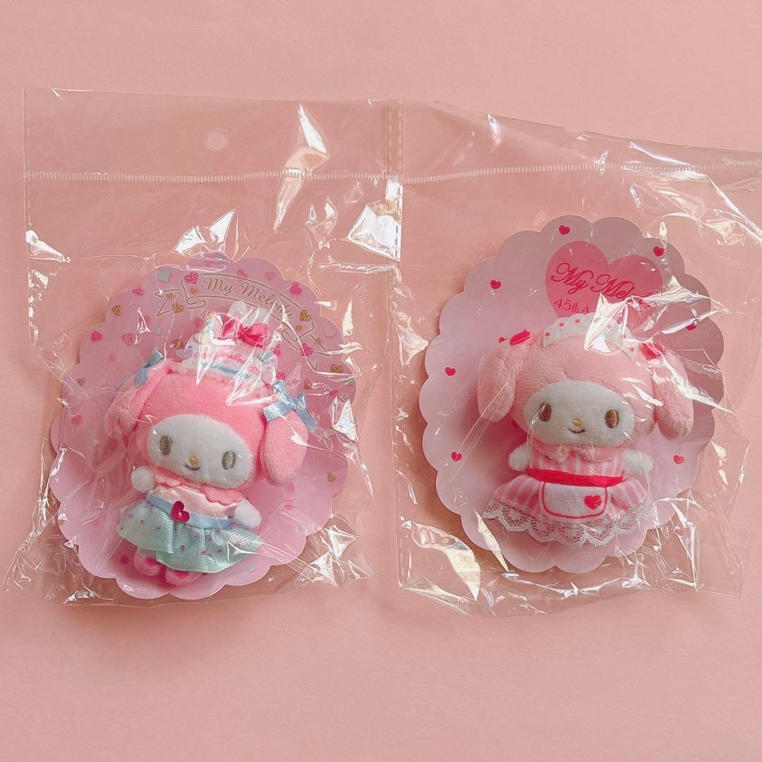 ♡マイメロ 45周年記念 45th マスコットホルダー ブローチ ピンズ 激レア