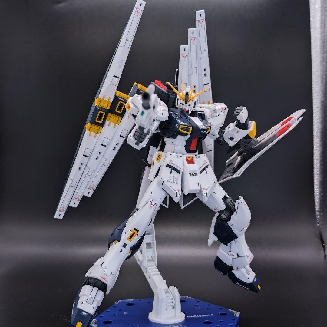 RG νガンダム ダブル・フィン・ファンネル装備型 【全塗装完成品】