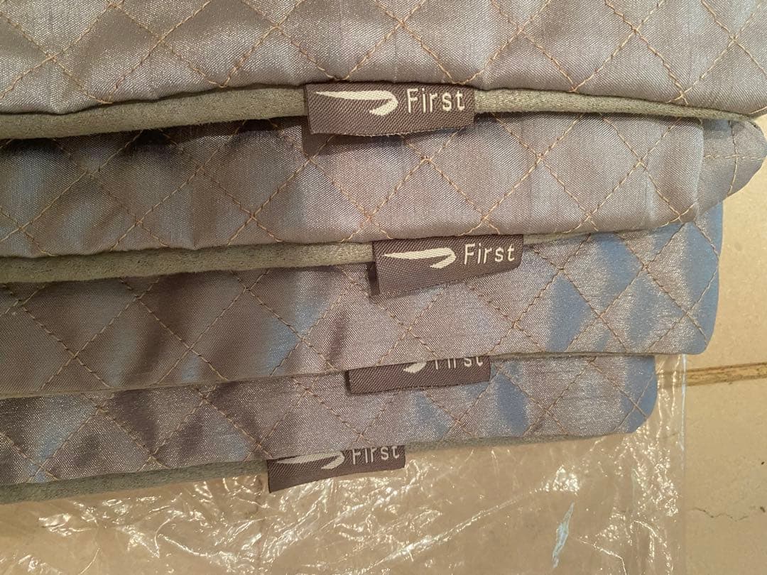 ☆新品未使用☆British Airways First クッションカバー 4点 ☆新品未使用