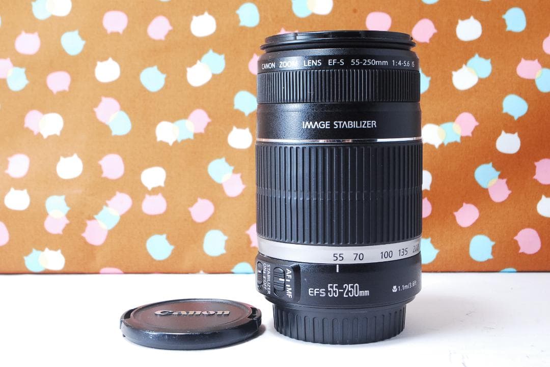 ✨美品✨大人気望遠✨Canon EF-S 55-250mm F4-5.6 IS - メルカリ