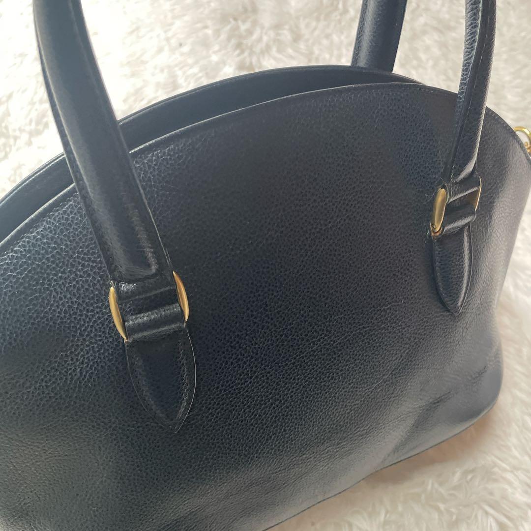 希少⭐︎OLD COACH マディソン イタリア製 ネイビー 2wayハンドバッグ