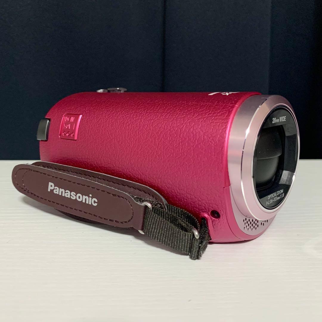 デジタルハイビジョンビデオカメラ ピンク Panasonic HC-W580M