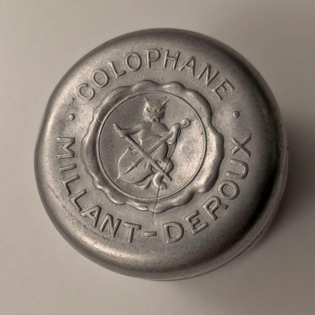 【松脂】フランス製 ミラン Millant 猫缶 デッドストック ビンテージ