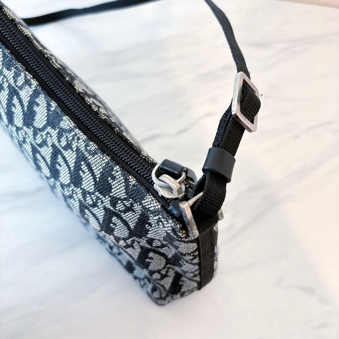 大人気 Dior ディオール 黒 トロッター ショルダーバッグ ミニバッグ