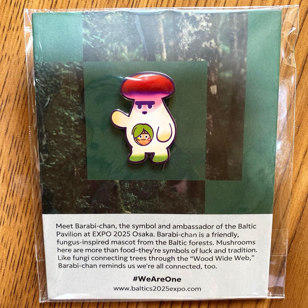 非売品】関西万博 バラビちゃん バルト館 ピンバッジ スタッフピン