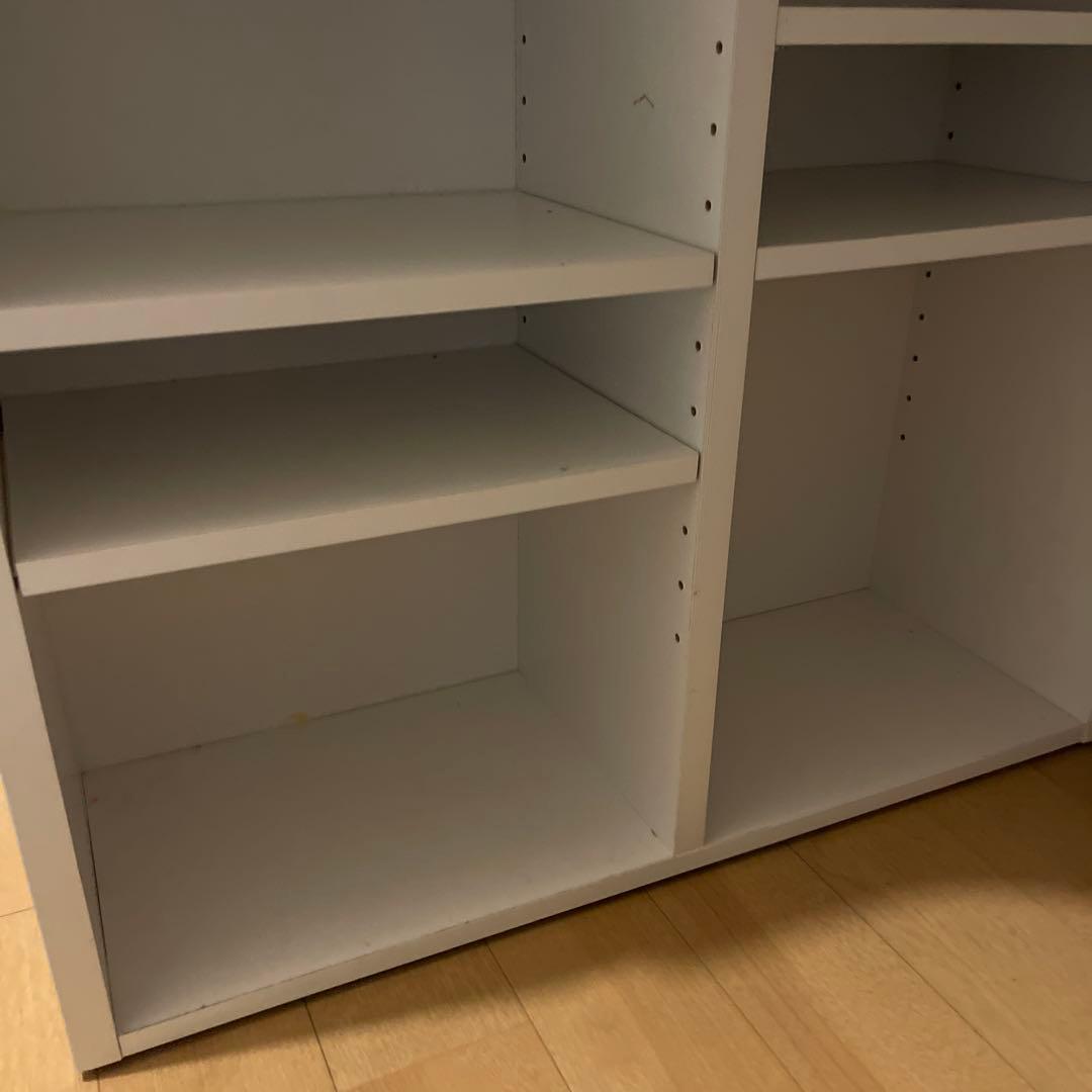 LOWYA(ロウヤ) パソコンデスクL字型　幅100cm オーク/ホワイト