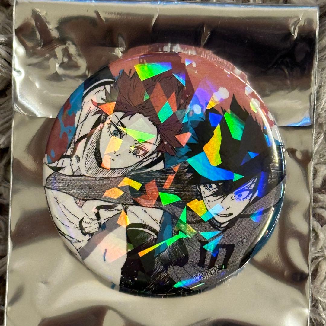 ブルーロック マズル ホログラム缶バッジ 糸師凛 幼少期 92個