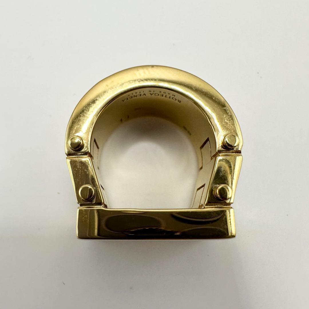 【新品未使用】BOTTEGA VENETA リング　指輪　ゴールド