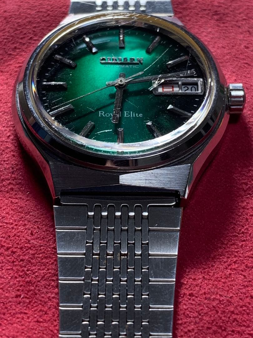 ⭐️OH済⭐️超希少⭐️シチズン　ロイヤルエリート36000　自動巻きメンズ腕時計