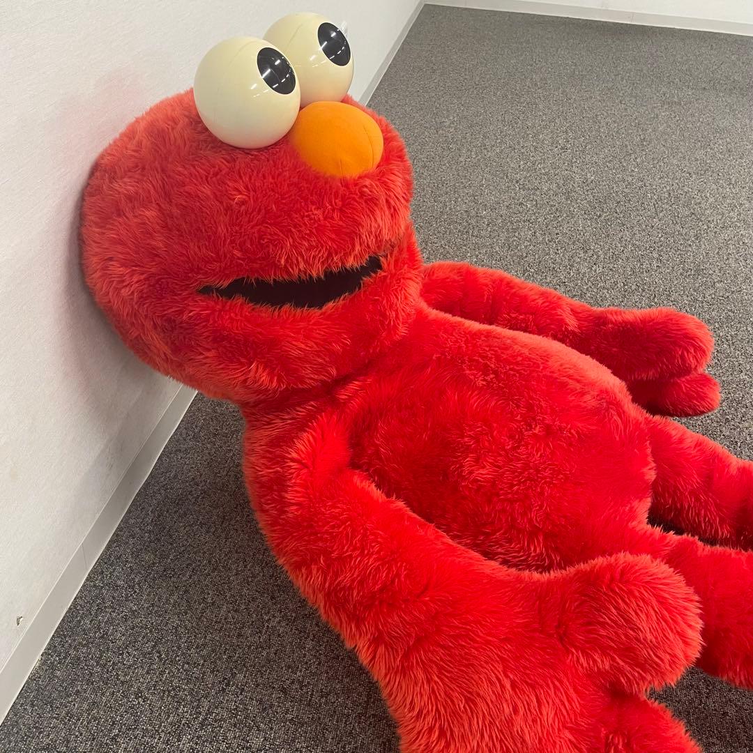 【希少】140cm エルモ ぬいぐるみ 特大 セサミストリート