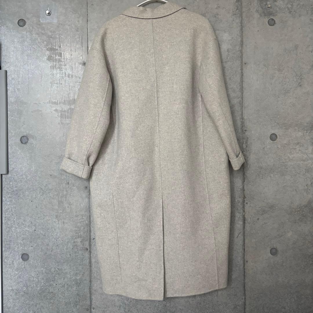 GALERIE VIE ライトメルトン チェスターコート 36 ライトグレー - メルカリ