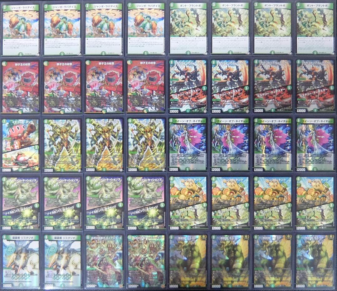 CS準優勝】 緑単キャベッジ デッキ 緑単ギャイア デュエマ 緑単キャベッジ