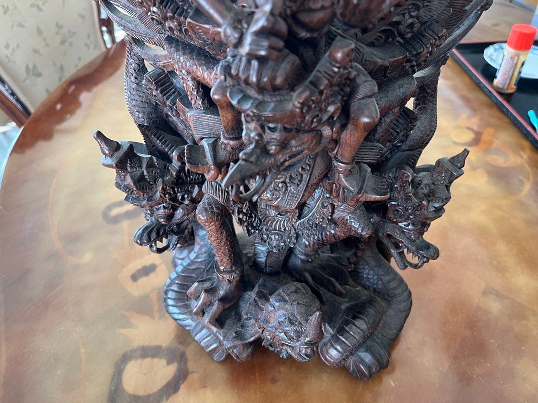 インドネシア バリ島 アジアンスタイル 木製彫刻 装飾品 ガルーダ神