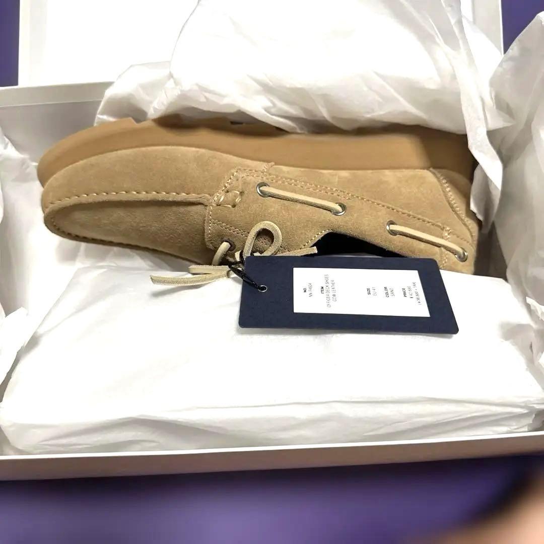 靴 nonnative OFFCER DECK SHOES COW LEATHER