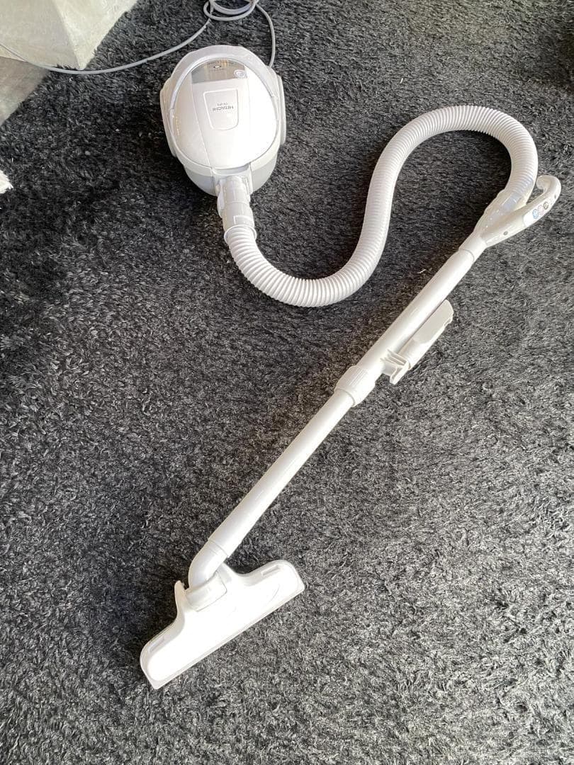 A日立 掃除機 紙パック式 軽量 コンパクト ハイパワー530W 丸洗い