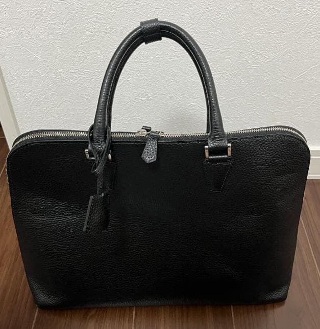 定番 美品 UNITED ARROWS レザー ラウンド ブリーフケース