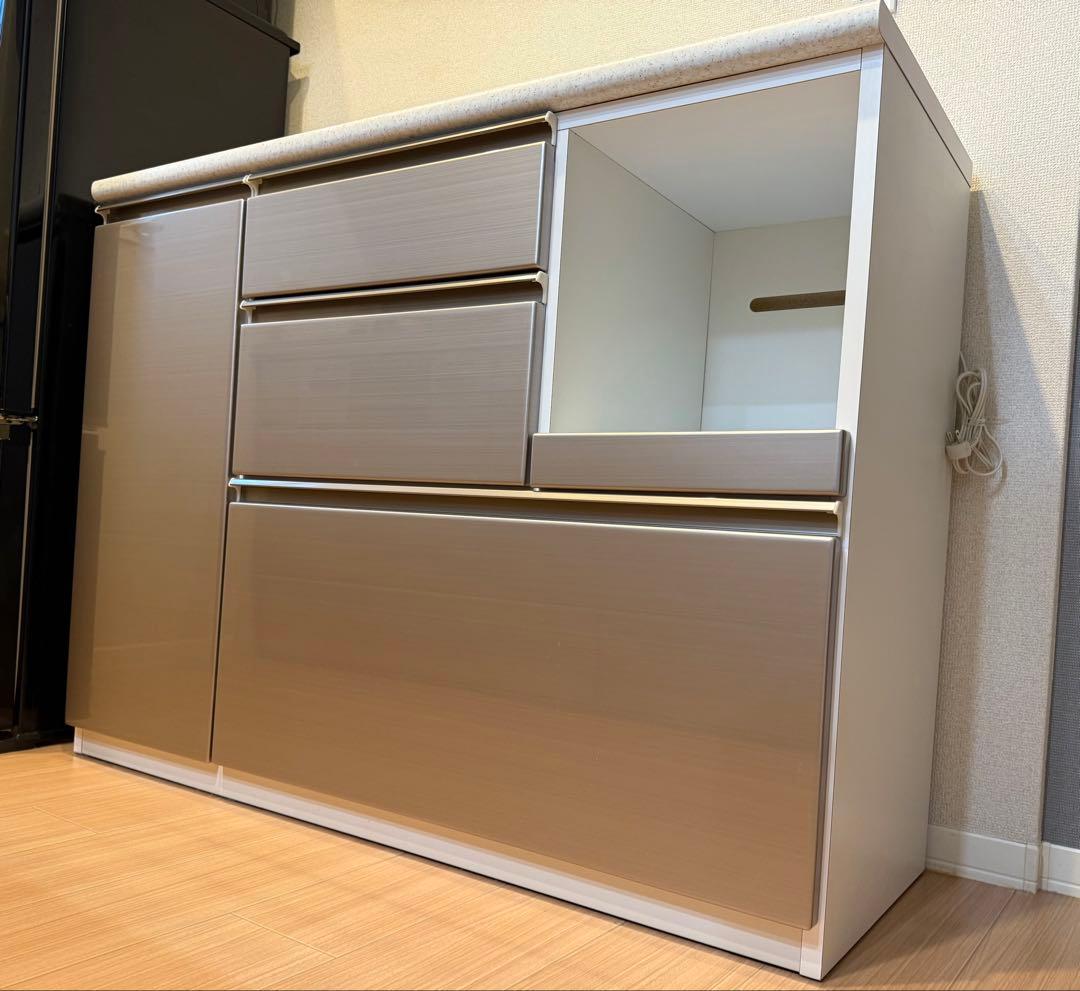 45L 白×ナチュラル アメリカン ダストボックス お洒落ゴミ箱 分別 木製