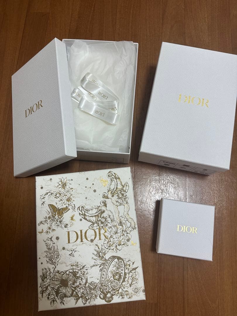 Dior ギフトボックスとショップ袋セット ディオール ラッピングセット