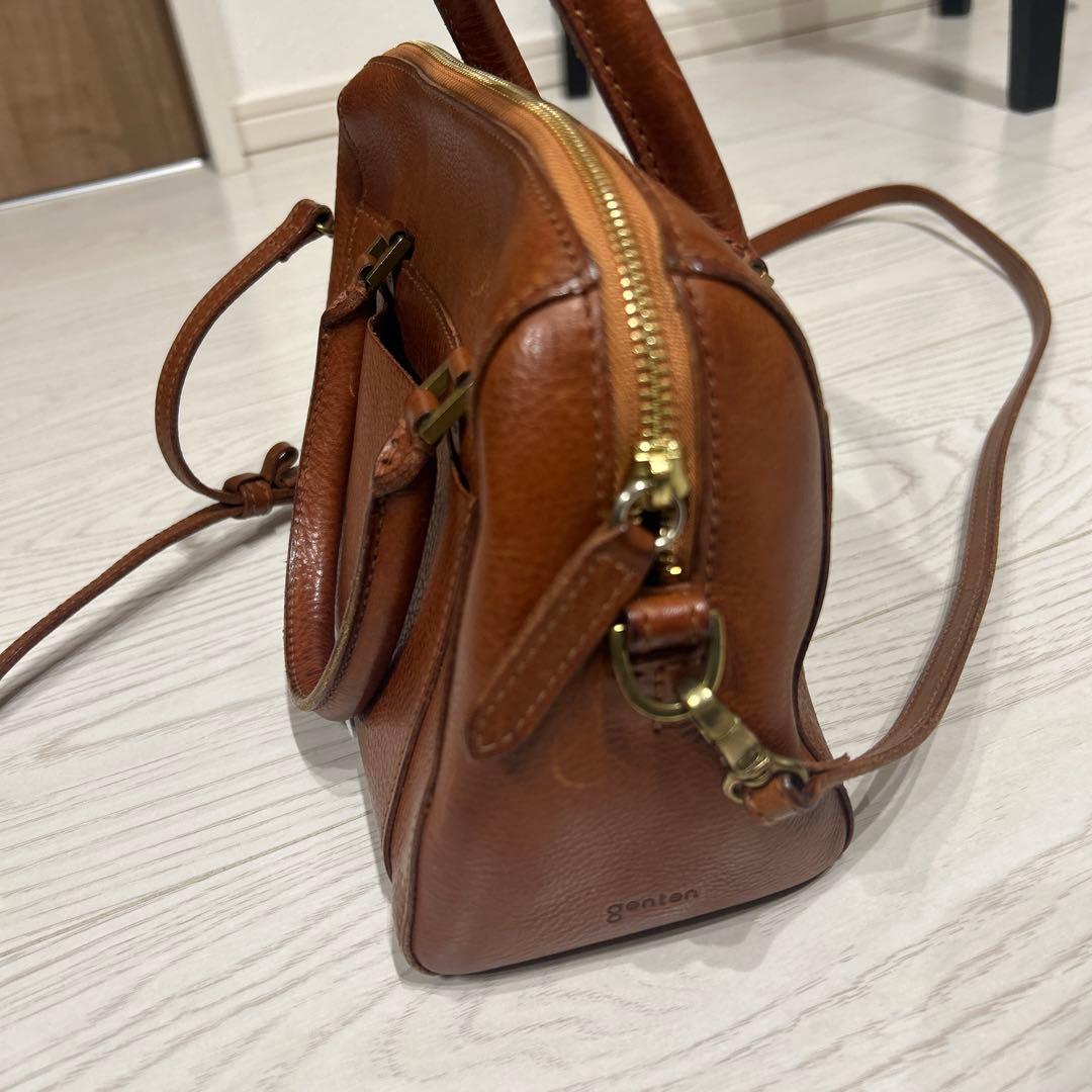 ゲンテン　genten ハンドバッグ ボストンバッグ ショルダーバッグ レザー