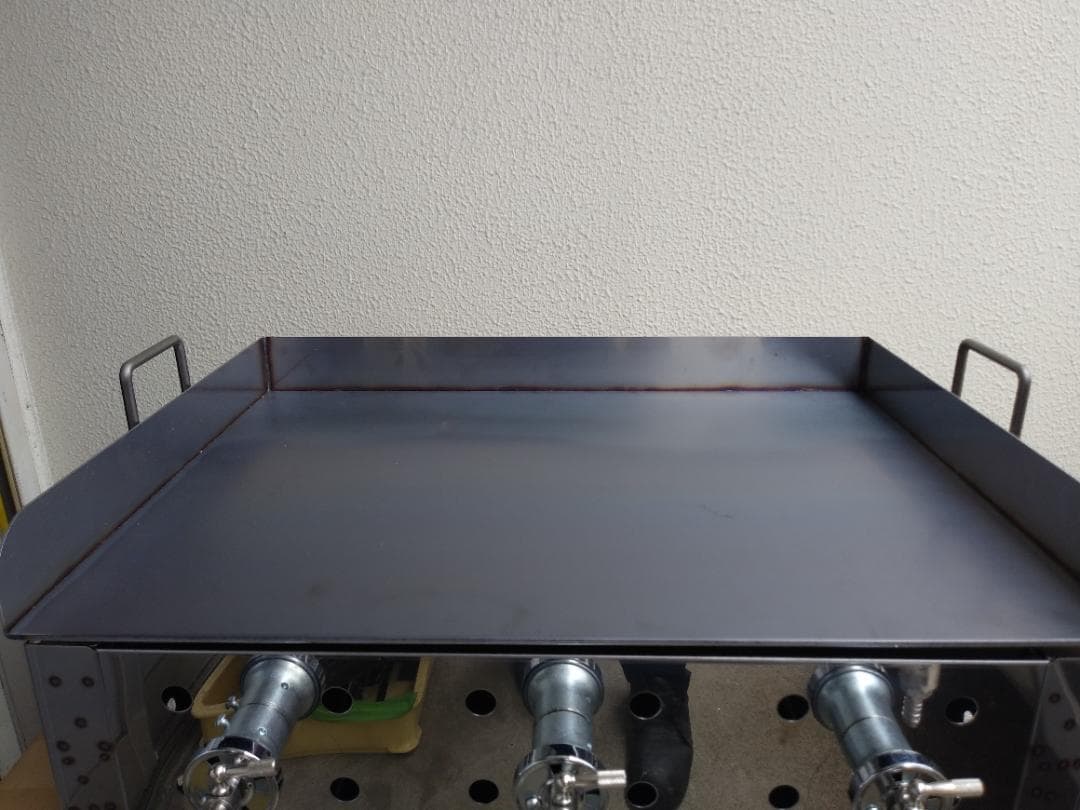 極厚６ミリ 鉄板焼き ガスグリラー 大量調理 フチ持手付き キッチンカー 模擬店