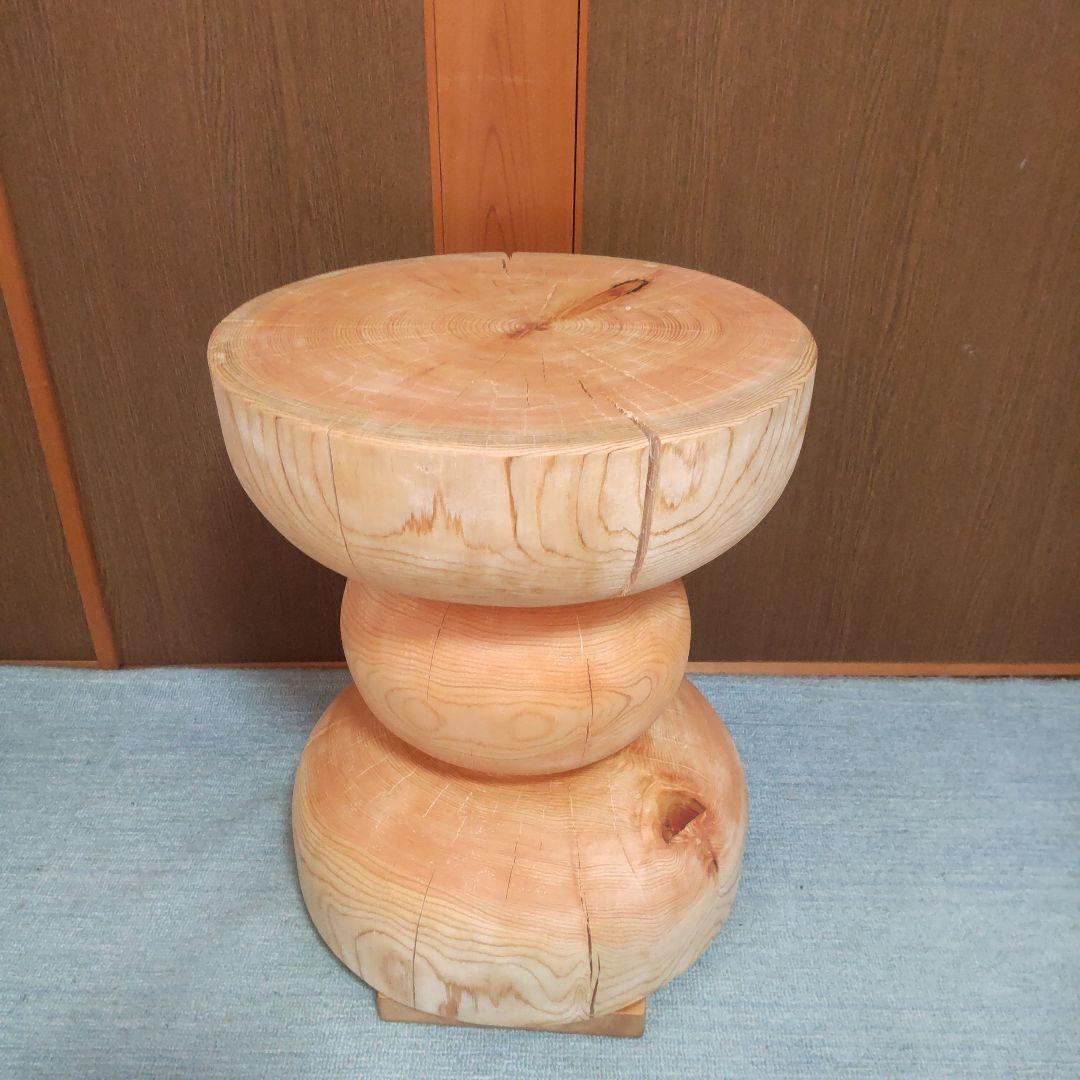 ぼちんきさん専用 檜丸太椅子 スツール