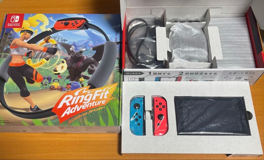 Nintendo Switch 本体 リングフィットアドベンチャー、フィルム