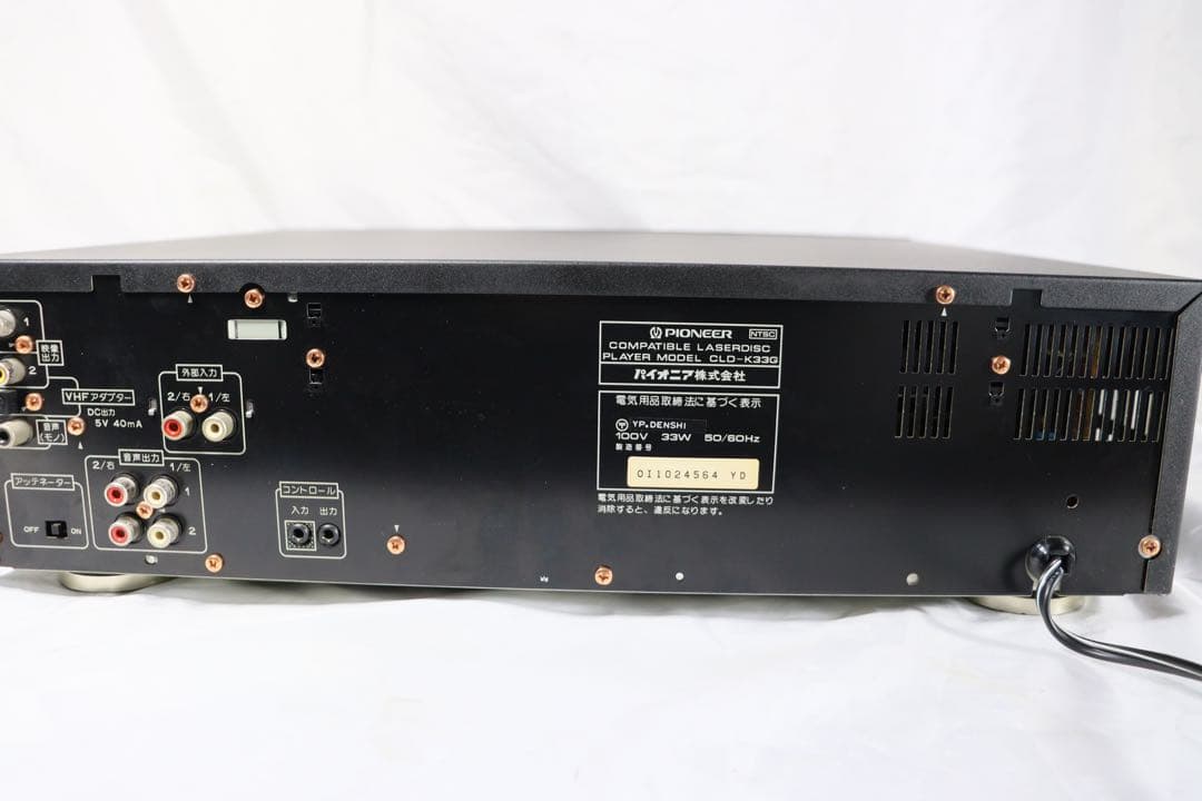 完動品 PIONEER パイオニア LDプレーヤー CLD-K33G
