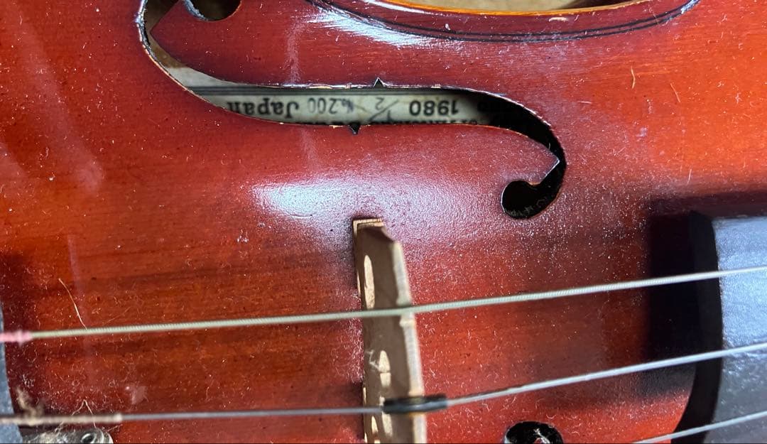 木曽スズキヴァイオリン1/2 ￼身長125〜130cm位のお子様用ヴァイオリン