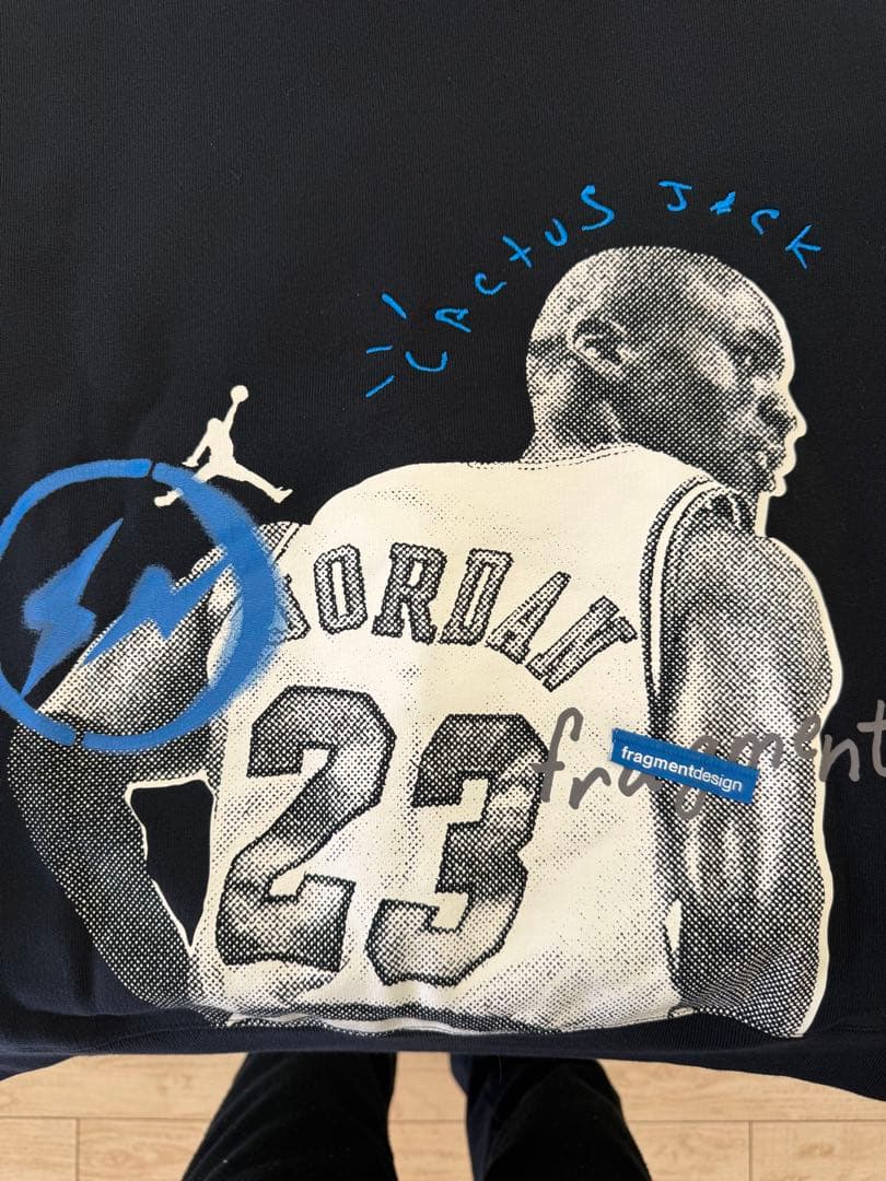 トップス Travis Scott Fragment Hoodie \"Black\"