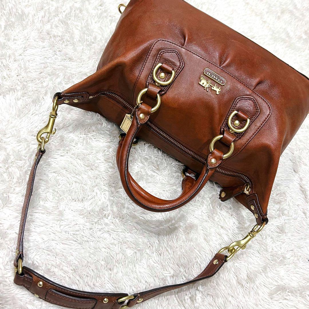 【美品】COACH マディソン サブリナ 2way ショルダーバッグ 12937